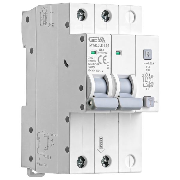 GYM10LE-125剩余电流动作断路器
